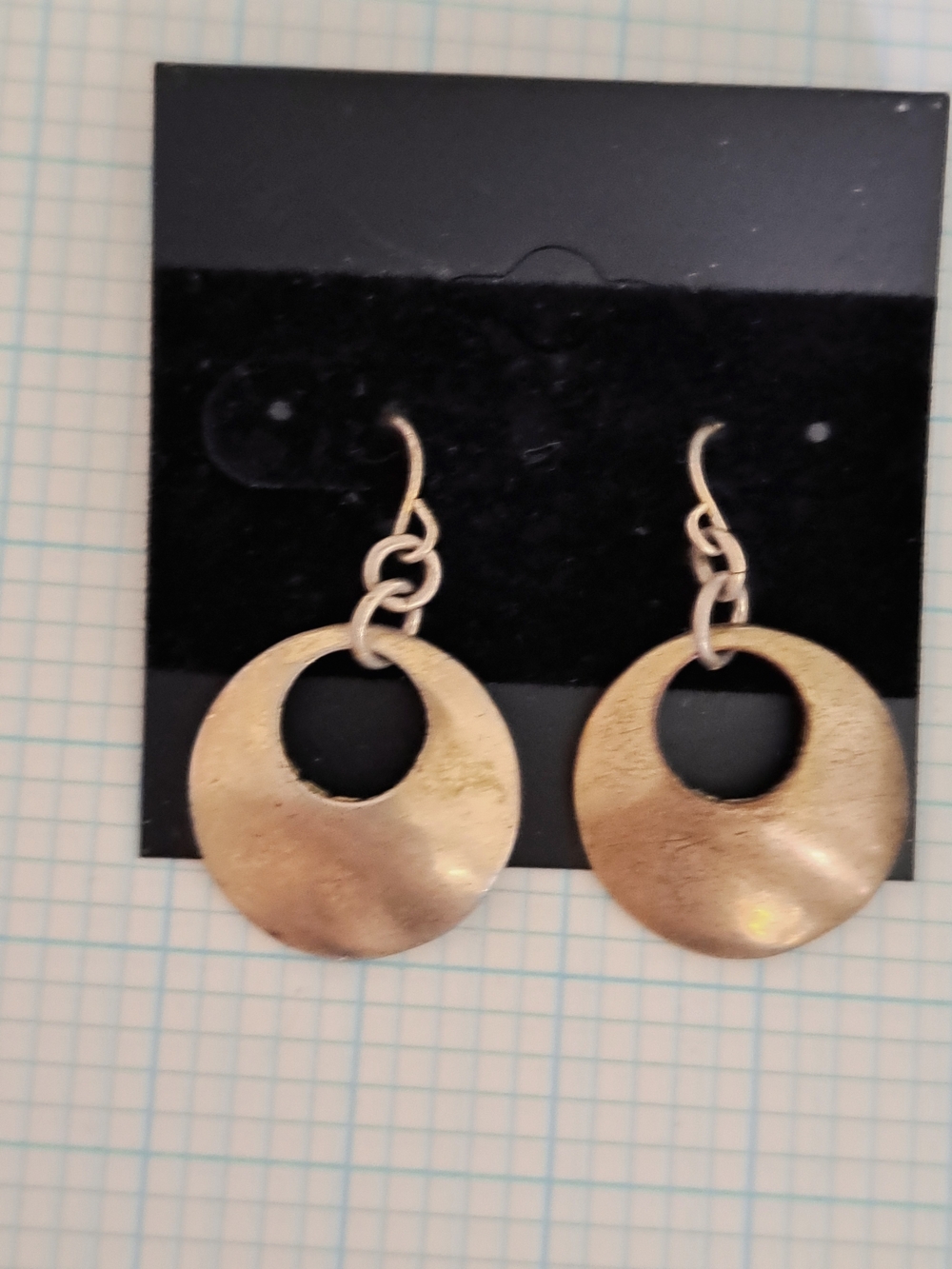 Gold Disc Dangle Earrings - Women Jewelry